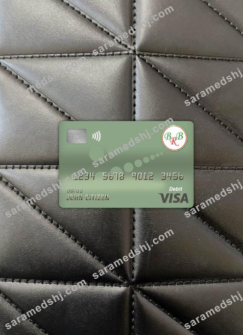 Burundi bank of the republic of burundi visa debit card photolook front